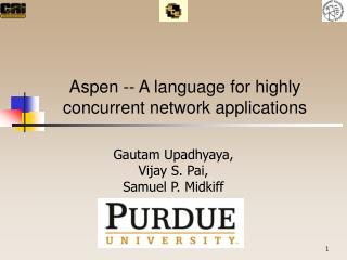 Aspen -- A language for highly concurrent network applications