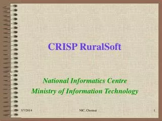 CRISP RuralSoft