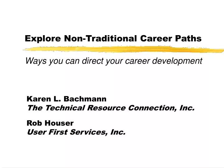 explore non traditional career paths