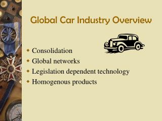 Global Car Industry Overview