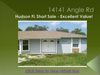 Excellent Value! Hudson FL Short Sale!