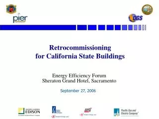 Retrocommissioning for California State Buildings