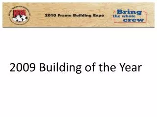 2009 Building of the Year