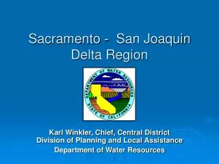 Sacramento - San Joaquin Delta Region