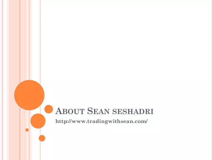 about sean seshadri