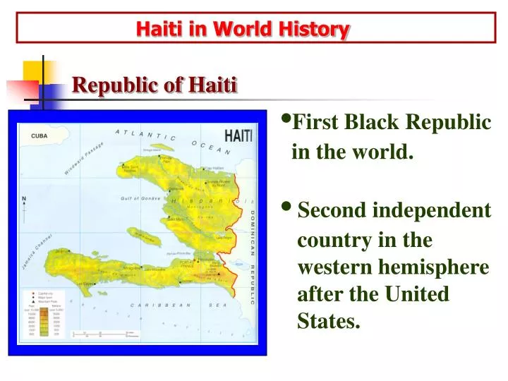 haiti in world history