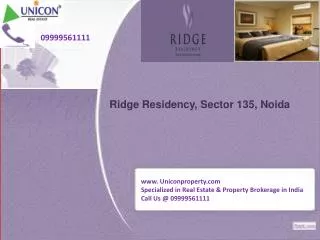 Ridge Residency Apartment - Call 09999561111 for Today Ridge