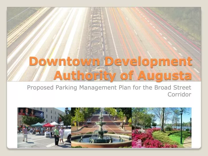 downtown development authority of augusta