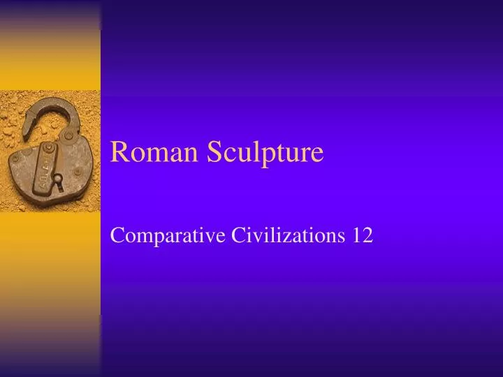 roman sculpture
