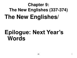 Chapter 9: The New Englishes (337-374)