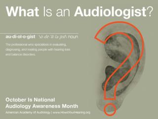 An Audiologist Is…