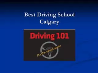Best Driving School Calgary
