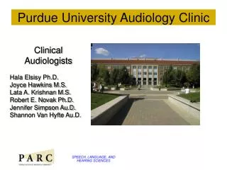 Purdue University Audiology Clinic