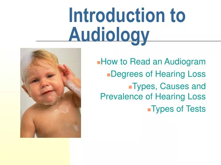 introduction to audiology