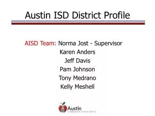 Austin ISD District Profile