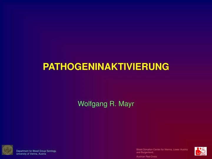 pathogeninaktivierung