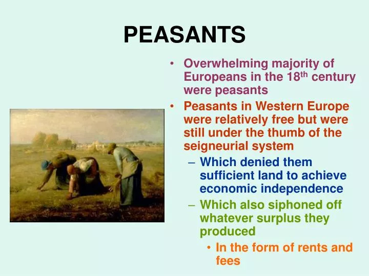 peasants