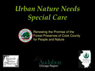 Urban Nature Needs Special Care