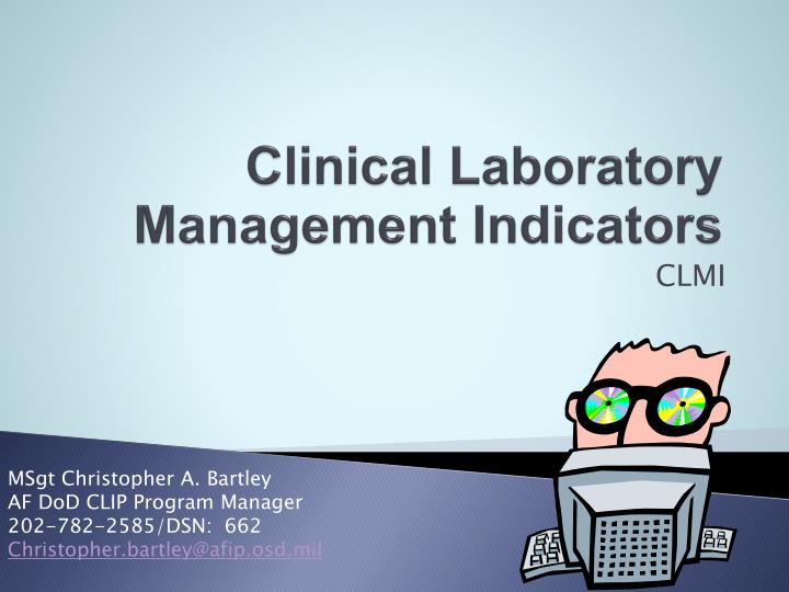 clinical laboratory management indicators