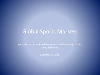 Global Sports Markets
