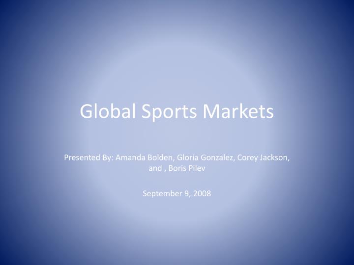 global sports markets