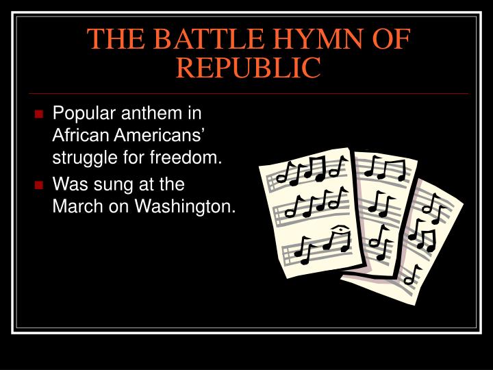 the battle hymn of republic