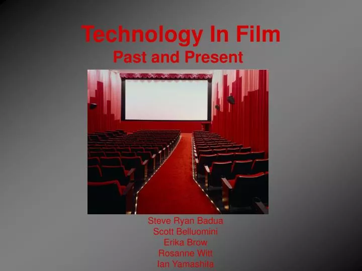 technology in film