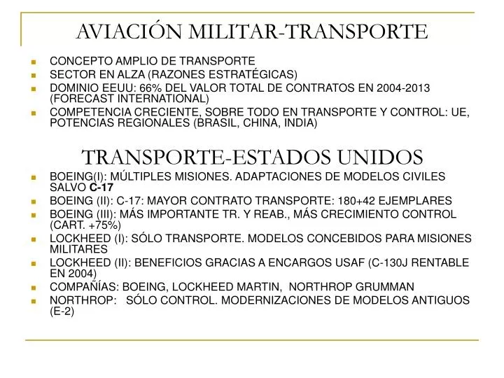aviaci n militar transporte