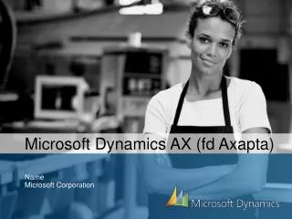 Microsoft Dynamics AX (fd Axapta)