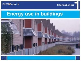 Energy use in buildings