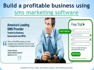 Build a profitable business using sms marketing software