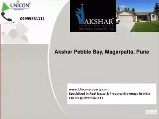 Akshar Pebble Bay Pune @ 09999561111 - Akshar Project Pune