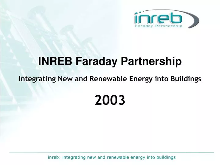 inreb faraday partnership