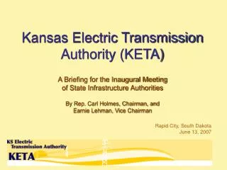 Kansas Electric Transmission Authority (KETA)