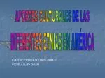 APORTES CULTURALES DE LAS - slide 1