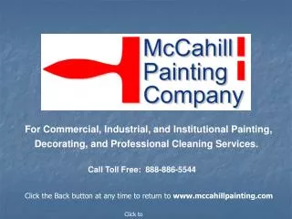 For Commercial, Industrial, and Institutional Painting,