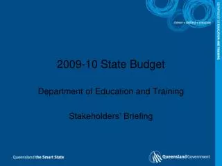 2009-10 State Budget