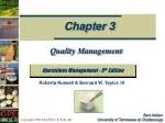 Quality Management - slide 1