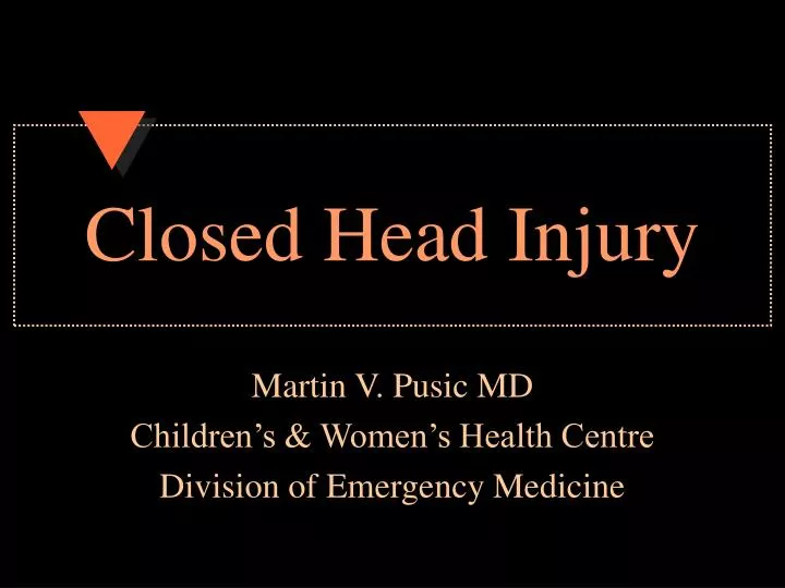 closed head injury