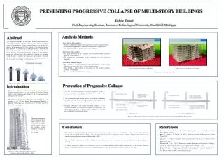 PREVENTING PROGRESSIVE COLLAPSE OF MULTI-STORY BUILDINGS