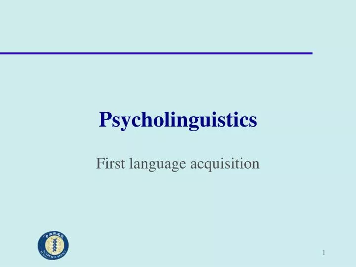 psycholinguistics