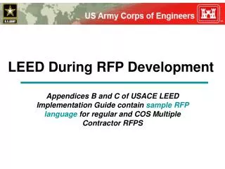 LEED During RFP Development
