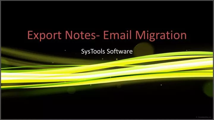 export notes email migration