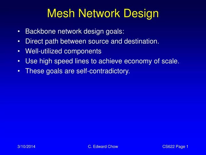 mesh network design