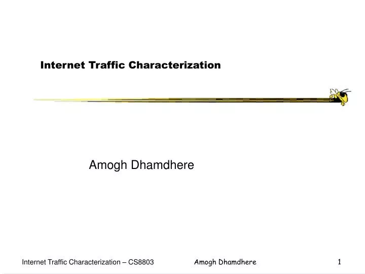 internet traffic characterization