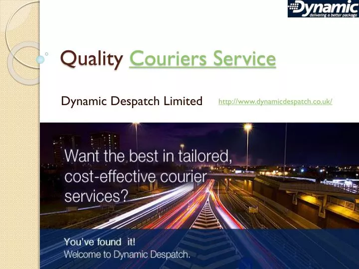 quality couriers service