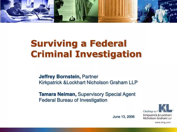 surviving a federal criminal investigation