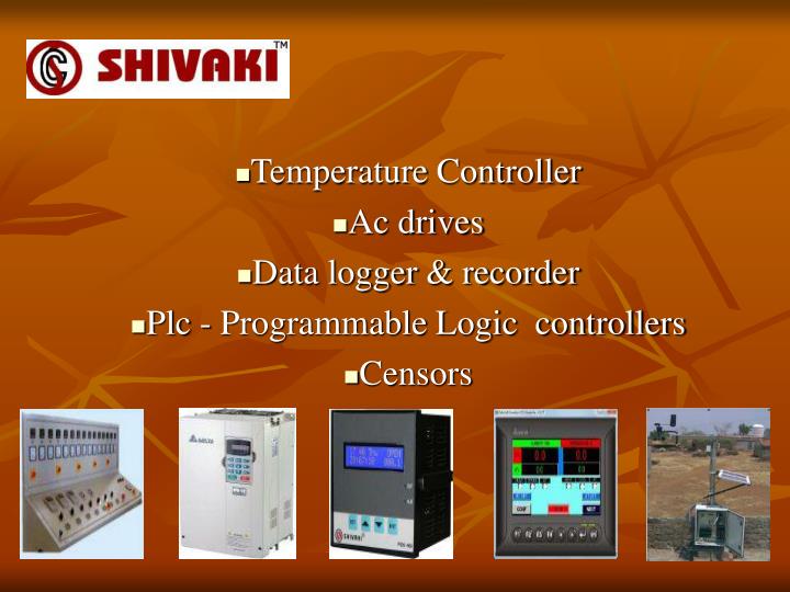 temperature controller ac drives data logger recorder plc programmable logic controllers censors