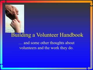 Building a Volunteer Handbook