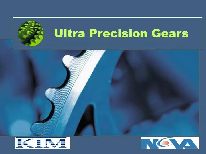 ultra precision gears